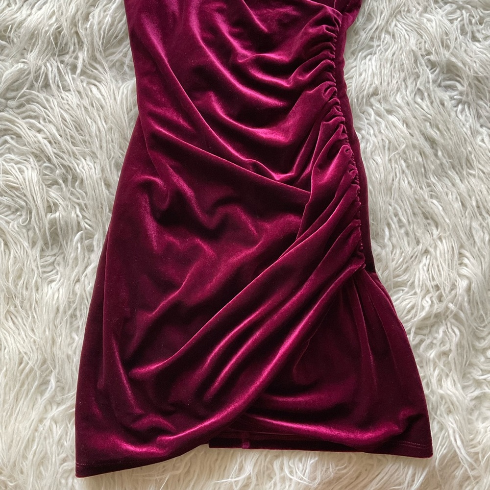Lovers + Friends Burgundy Mini Dress - Picture 4 of 10